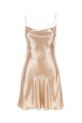 Pink gold polyester mini shirt -  | Wise