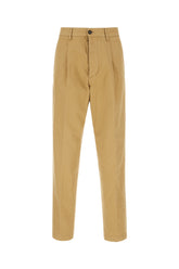 camel cotton chine pant -  | Wise
