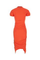 Red piquet dress -  | Wise