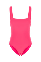 Fuchsia stretch nylon swimsuit -  | Wise
