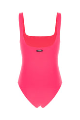 Fuchsia stretch nylon swimsuit -  | Wise