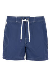 Blue nylon swimming shorts -  | Wise