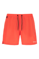 Coral stretch polyester swimming shorts -  | Wise