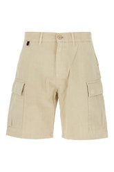 Beige cotton bermuda shorts -  | Wise