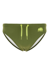 Military green stretch nylon swimming brief -  | Wise