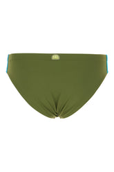 Military green stretch nylon swimming brief -  | Wise