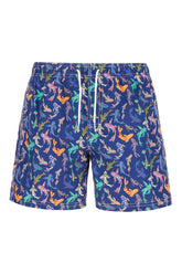 Printed polyester blend swimming shorts -  | Wise
