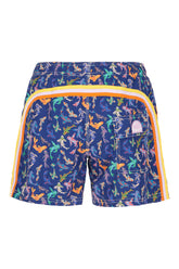 Printed polyester blend swimming shorts -  | Wise
