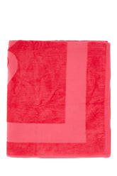Fuchsia terry fabric beach towel -  | Wise
