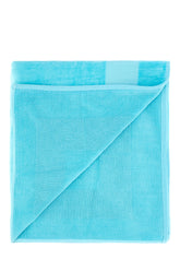 Turquoise terry fabric beach towel -  | Wise