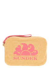 Beige cotton clutch -  | Wise