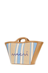 Multicolor raffia and leather Tropicalia handbag -  | Wise