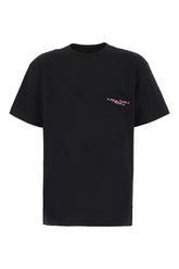 Black cotton t-shirt -  | Wise