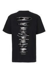 Black cotton t-shirt -  | Wise