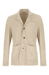 Beige suede blazer -  | Wise