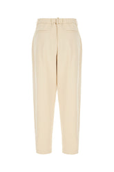 Beige stretch viscose blend pants -  | Wise
