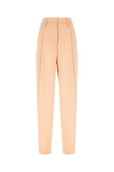 Peach satin pants -  | Wise