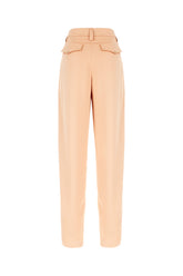 Peach satin pants -  | Wise