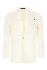 Ivory cotton blend jacket -  | Wise