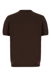Chocolate cotton sweater -  | Wise