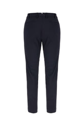 Midnight blue stretch nylon pants -  | Wise