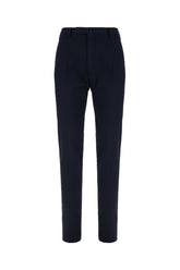 Midnight blue stretch cotton pant -  | Wise
