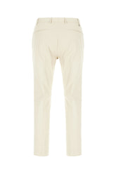 Light grey stretch cotton pants -  | Wise