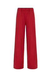 Red satin pants -  | Wise