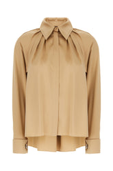 Camicia in seta beige -  | Wise