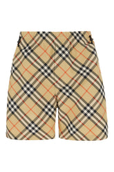 Embroidered polyester bermuda shorts -  | Wise