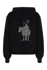 Black cotton sweatshirt -  | Wise