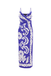 Printed stretch viscose beach robe -  | Wise