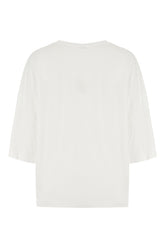 White cotton oversize t-shirt -  | Wise