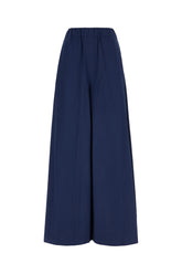 Navy blue cotton pants -  | Wise