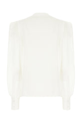 Blusa in seta bianca -  | Wise