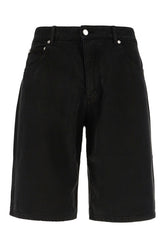 Black denim Bobby bermuda shorts -  | Wise