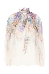 Printed viscose Billow Dawning blouse -  | Wise