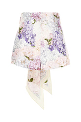 Printed silk shorts -  | Wise