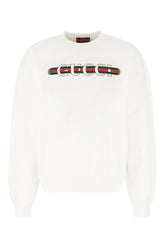 White cotton sweatshirt -  | Wise