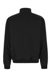Black polyester blend bomber jacket -  | Wise