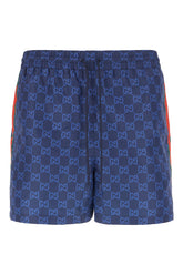 Printed polyester swimming shorts -  | Wise
