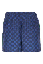 Printed polyester swimming shorts -  | Wise