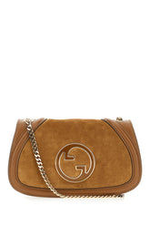 Brown leather medium Blondie shoulder bag -  | Wise