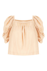 Powder pink silk blouse -  | Wise