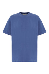 Cerulean blue cotton t-shirt -  | Wise