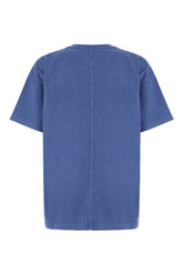 Cerulean blue cotton t-shirt -  | Wise