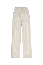 Printed silk pants -  | Wise