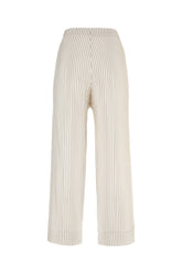 Printed silk pants -  | Wise