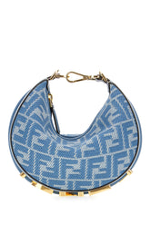 Embroidered jacquard mini Fendigraphy handbag -  | Wise
