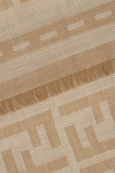 Embroidered wool scarf -  | Wise
